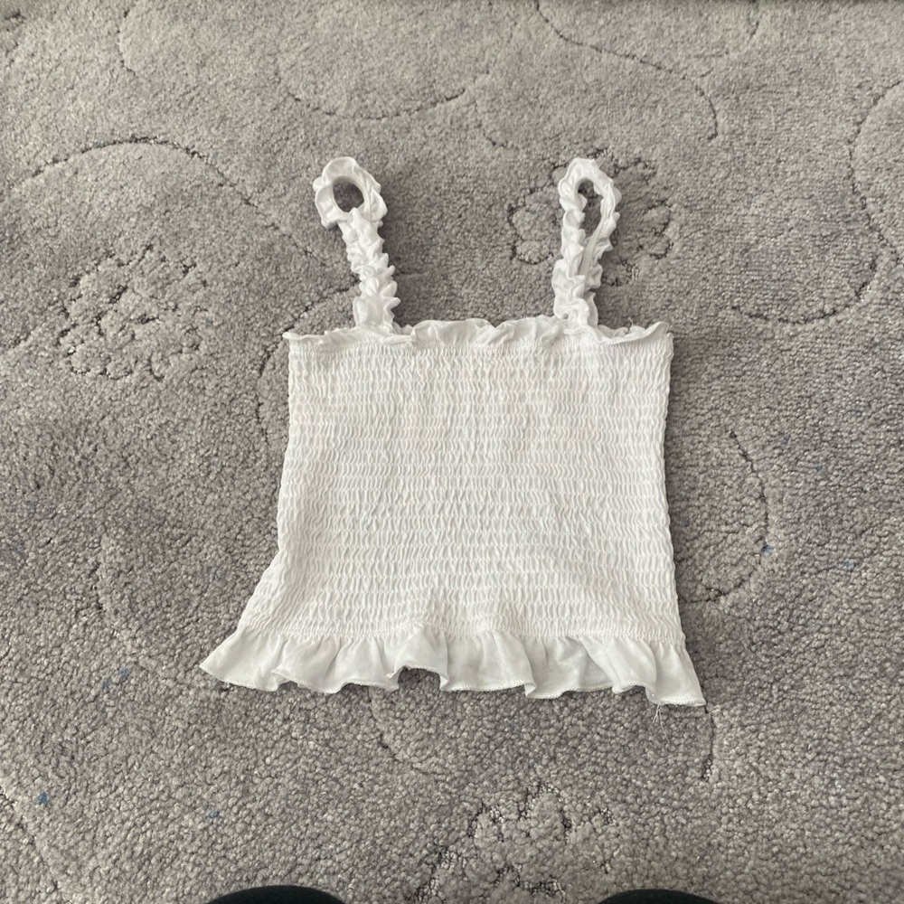 Bozzolo white tank top